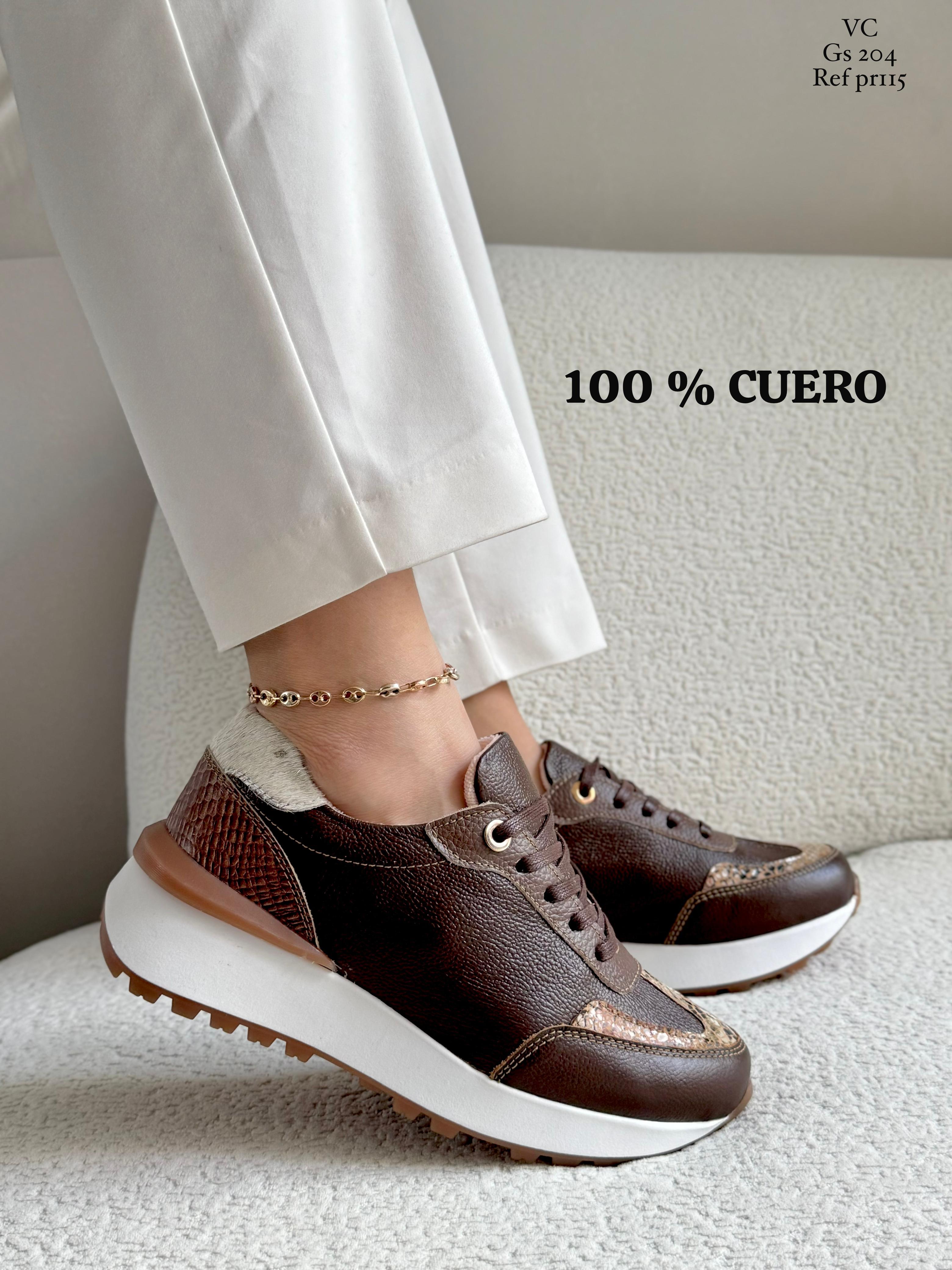 CALZADO PARA DAMA 100% CUERO
